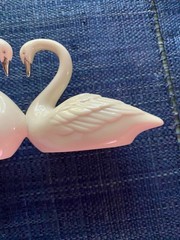 Rare Vintage Lenox Swan Wedding Promises Collection- «Forever yours swans»