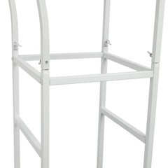 7.8ft H White Metal Rectangular Wedding Arch Arc de Triomphe Style Party Events