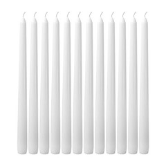 CANDLESEE 12 Pack White Taper Candles丨Taper 12 Candle,