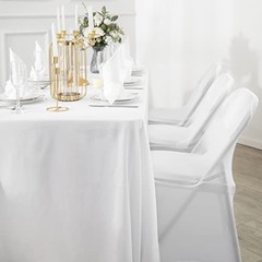 Spandex Chair Cover,12PCS,Living Room Folding Chair 12Pack White