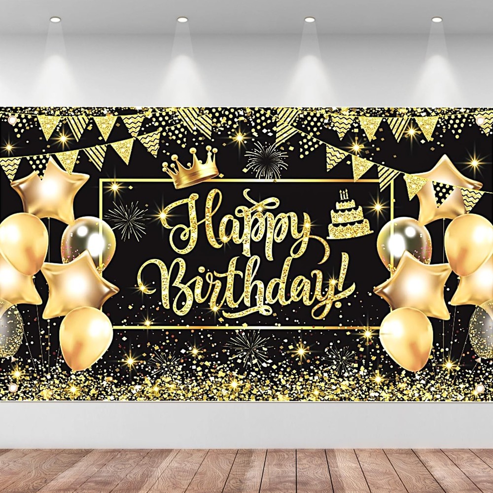 Happy Birthday Party Backdrops Cloth Photography Backgrounds Birthday Banner …