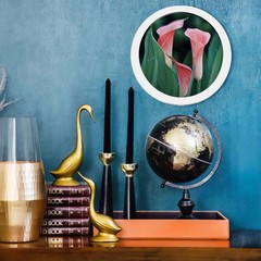 Colorful Round Photo Frames for Wall Mounting Display or Table Mounting Pictu…
