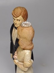 Vintage Wedding Cake Topper 5″ Approx New Zealand
