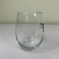 Set of 2 16 oz ‘Mr/Mrs’ Black Stemless Wine Glasses Wedding Anniversary Gifts