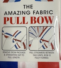 Red White Blue USA Party Decor Fabric Pull Bow 6” Patriotic LOT of 17