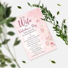 Romantic Valentine’s Day Card for Wife – Heartfelt Greeting from Husband, App…