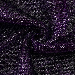 PURPLE 7.5 ft Metallic Spandex STAND COVER Wedding Decorations Party Events