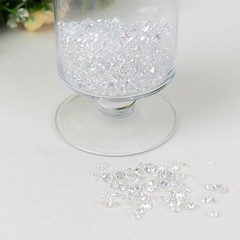 4000 Iridescent Faux Diamond Acrylic Beads VASE FILLERSs DIY Crafts Party Events