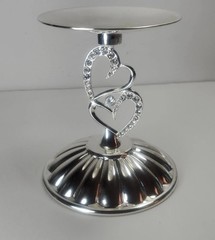 NEW Studio His & Hers Wedding Unity Candle Set Rhinestone Inlays 2018 4.5″ tall