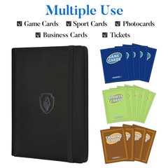 Premium 9 Pocket Card Binder For 540 Fabmaker Pu Cover Trading Card Binder