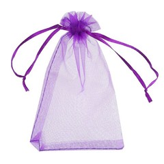 50 Pieces 4 by 6 Inch Organza Gift Bags Drawstring Jewelry Pouches Wedding5121