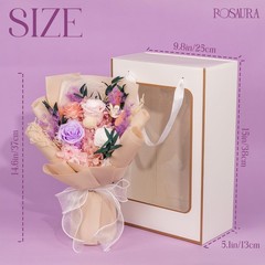 Rosaura Preserved Flowers Bouquets, flowers for Delivery Prime, Forever Pink