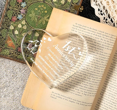 1 Year Anniversary Wedding Gifts for Boyfriend Girlfriend, One Year 1st Annivers