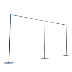Wedding Party Backdrop Stand Pipe Kit Curtain Frame Telescopic 10x10ft/10x20ft