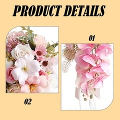 Bouquet Waterfall Bridal Bouquet Handheld Elegant Decor Lifelike Flower