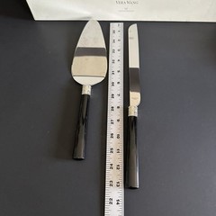 Vera Wang Wedgwood «With Love» Cake Knife & Server Set of 2 Wedding Gift Black