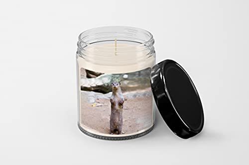 Smooth Coated Otter Candle – Soy Wax Candle – Hand Poured Candle