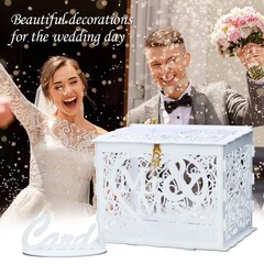 Wedding Money Box Holder With Sign Large Rustic Wood Wooden Diy Envelop Gift Car