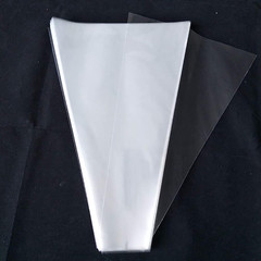 100 Pcs Clear Plastic Flower Cellophane Bags Transparent Bouquet Sleeves Rose Pa