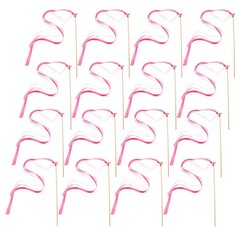 25 Pcs Ribbon Dancer Wand for Kids Toy Wedding Celebration Supplies