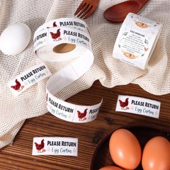 1000Pcs Fresh Farm Egg Packaging Set Include 500Pcs Market Egg Handling Stick…