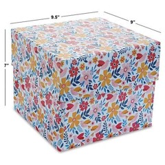 Greeting Card Organizer Box 7″ X 9″ X 9-1/2″ with 12 Dividers – Store 140+ Cards