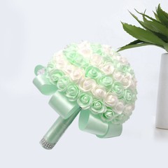 wedding hand bouquet Bride Wedding Bouquet， Bridal Flower Tossing Bouquet