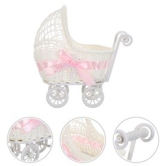 Handle Attachment Flower Basket Ornament Push Candy Baby Shower Favors Rattan