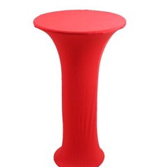 60/70/80cm Cocktail Table Cover Spandex Cloth for Wedding Party Meeting Decor