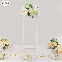 23.6in 10Pcs Tall Gold Metal Flower Stand for Wedding Table Centerpieces Decor~