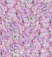 Lilac Artificial Flower Panels Wedding Party Wall Decor Photo Background W-27