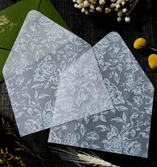 100 Pack Envelope Liners for 5X7 Insert Wedding Invitaion Wedding Invite Accesso