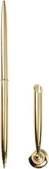 Gold Pen & Pen Stand Round Pen Holder Signing Set – Metal Attached Desk