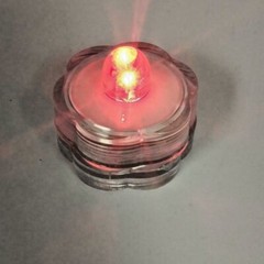 4 PC LED Tea Light set Flower-Shape Different Color Waterproof Wedding Party US
