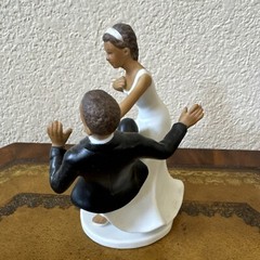 Wedding cake topper Weddingstar Bride Groom African America Couple