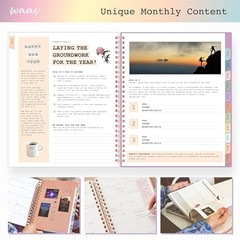WAAV 2026 Weekly and Monthly Planner Calendar, January 7″ x 9″ Bailey- 2026