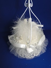 New Vintage Wilton Happiness Ornament Wedding Cake Top, # 103-452