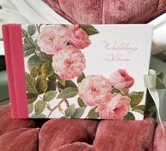 Vintage Shabby Chic Roses Wedding Album And Journal