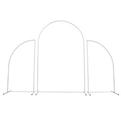 Wedding Arch Backdrop Stand Set Outdoor Floor Standing Background Decoration