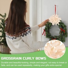 6 Piece Grosgrain Gift Bows 4″ Stickers