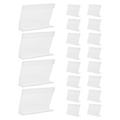 20 Pcs Price Display Card Tag Stands Displays for Prices Small Sign Holder