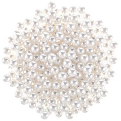 10mm White Imitation Pearls DECORATIVE ACCENTS – 8 oz