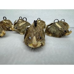 8 Pottery Barn Natural Straw Bunny Rabbit Place Card Holders Spring New w/ Tags