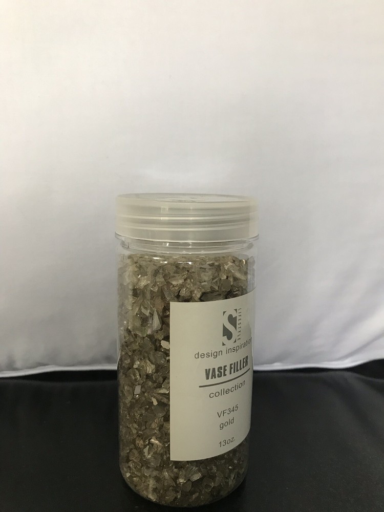 5x Centerpiece Vase Filler Decorative Sand 13 Oz. Gold(5)
