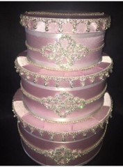 Wedding Money Box/ card box/ Money Gift Box/ Wedding Box Pink