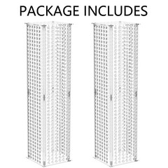 Nuptio Centerpieces for Wedding Table Vases – 2 Pcs 31.5in Tall Flower Vase C…