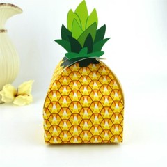 50PC Wedding Pineapple Candy Box Baby Shower Birthday Favors Gift Paper Gift Bag