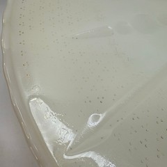 Vintage White Milk Glass Pedestal Cake Plate, Vintage Cake Plate White Glass