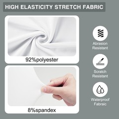 100 PCS Banquet Chair Covers for Wedding Universal Polyester Spandex Chair Co…