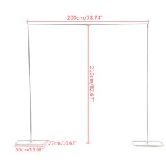 Freestanding Wedding Stand 2*2.1 m Stage Background Rack Party Flower Holder